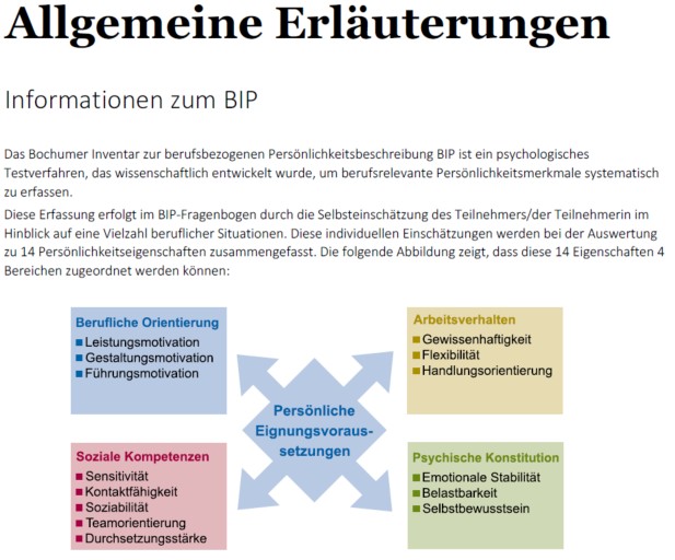 Hogrefe Diagnostik zur beruflicher Orientierung, Arbeitsverhalten, sozialen Kompetenzen und psychischer Konstitution.