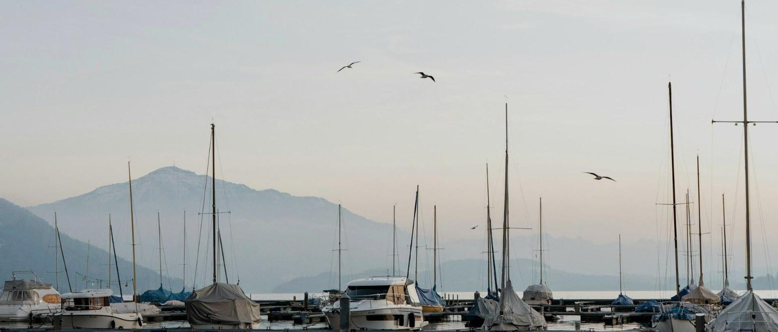 Headhunter Zug: Hafen am Zugersee mit Blick auf die Rigi